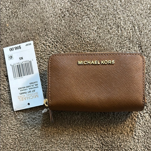 Michael Kors Brown Leather Wallet - Picture 1 of 3